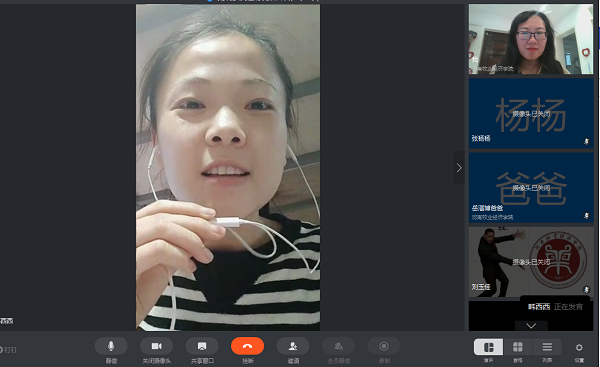 伊赛班学员代表发言